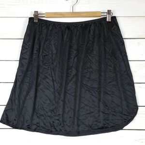 Lane Bryant Intimants Black Short Half Slip